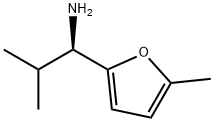 (R)-2-甲基-1-(5-甲基呋喃-2-基)丙-1-胺,473733-31-2,结构式