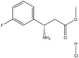 METHYL (3S)-3-AMINO-3-(3-FLUOROPHENYL)PROPANOATE HYDROCHLORIDE|(S)-3-氨基-3-(3-氟苯基)丙酸甲酯盐酸盐