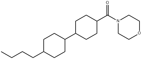 4-(4'-butyl[1,1'-bicyclohexyl]carbonyl)morpholine Struktur