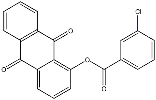 9,10-dioxo-9,10-dihydro-1-anthracenyl 3-chlorobenzoate|