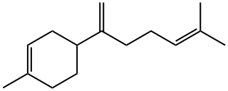 Cyclohexene, 1-methyl-4-(5-methyl-1-methylene-4-hexen-1-yl)- Structure