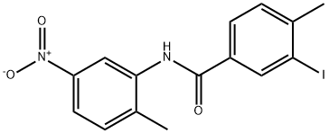 3-iodo-4-methyl-N-(2-methyl-5-nitrophenyl)benzamide Structure