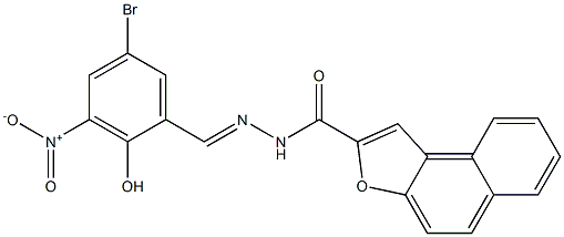 N'-{5-bromo-2-hydroxy-3-nitrobenzylidene}naphtho[2,1-b]furan-2-carbohydrazide|