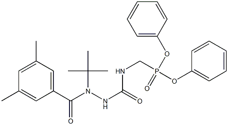 diphenyl ({[2-tert-butyl-2-(3,5-dimethylbenzoyl)hydrazino]carbonyl}amino)methylphosphonate|