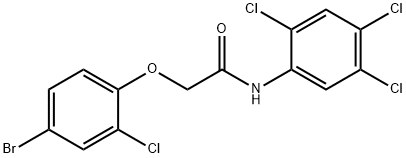 2-(4-bromo-2-chlorophenoxy)-N-(2,4,5-trichlorophenyl)acetamide|