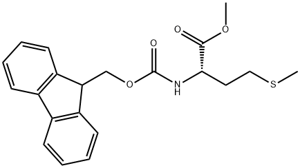 methyl (2S)-2-(9H-fluoren-9-ylmethoxycarbonylamino)-4-methylsulfanylbutanoate Structure