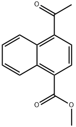 Methyl 4-acetyl-1-naphthoate Struktur