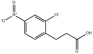 3-(2-chloro-4-nitrophenyl)propanoic acid Structure