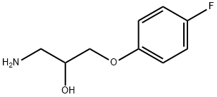 1-氨基-3-(4-氟苯氧基)丙烷-2-醇,51448-33-0,结构式