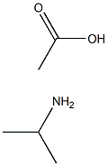Isopropylamine acetate Structure