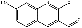 2-Chloro-7-hydroxyquinoline-3-carbaldehyde Structure