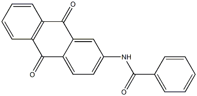 N-(9,10-dioxo-9,10-dihydroanthracen-2-yl)benzamide 化学構造式