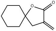3-Methylene-1-oxaspiro[4.5]decan-2-one Struktur