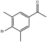 1-(4-溴-3,5-二甲基苯基)乙酮,53379-61-6,结构式