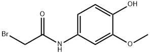 2-Bromo-N-(4-hydroxy-3-methoxyphenyl)acetamide Structure