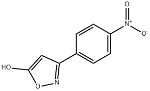3-(4-nitrophenyl)-1,2-oxazol-5-ol Struktur
