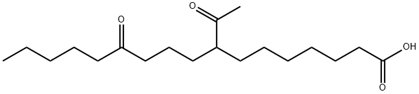 12-オキソヘプタデカン酸 化学構造式