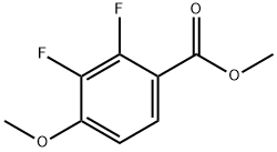 2,3-二氟-4-甲氧基苯甲酸甲酯, 544704-78-1, 结构式
