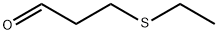 3-(ethylsulfanyl)propanal Structure