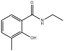 N-ethyl-2-hydroxy-3-methylbenzamide 化学構造式