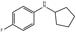 N-cyclopentyl-4-fluoroaniline Structure