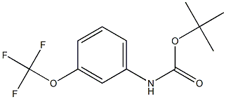 tert-butyl N-[3-(trifluoromethoxy)phenyl]carbamate Structure