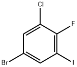 5-Bromo-3-chloro-2-fluoroiodobenzene Structure