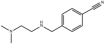 4-({[2-(dimethylamino)ethyl]amino}methyl)benzonitrile Structure