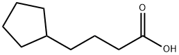 4-cyclopentylbutanoic acid Structure