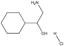 2-amino-1-cyclohexylethan-1-ol hydrochloride 化学構造式