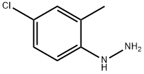 (4-クロロ-2-メチルフェニル)ヒドラジン 化学構造式
