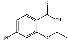 4-アミノ-2-エトキシ安息香酸 化学構造式