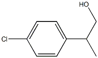 Benzeneethanol, 4-chloro-b-methyl- Struktur