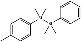 Disilane, 1,1,2,2-tetramethyl-2-(4-methylphenyl)-1-phenyl-,5971-95-9,结构式