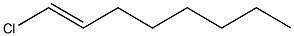 trans-1-chloro-1-octene Structure