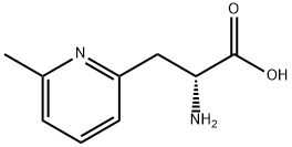 (2R)-2-AMINO-3-(6-METHYLPYRIDIN-2-YL)PROPANOIC ACID 化学構造式