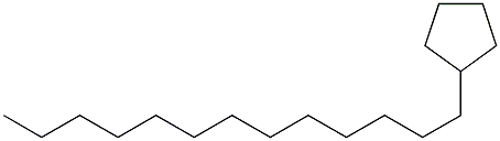 Tridecylcyclopentane. 结构式