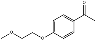 1-(4-(2-Methoxyethoxy)phenyl)ethan-1-one 化学構造式