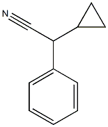 2-cyclopropyl-2-phenylacetonitrile Structure