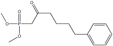 Dimethyl (2-oxo-6-phenylhexyl)phosphonate Structure