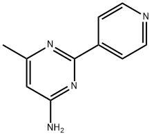 4-Amino-6-methyl-2-(4-pyridyl)pyrimidine,61310-35-8,结构式