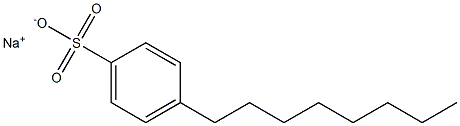 4-辛基苯磺酸钠,614-93-7,结构式