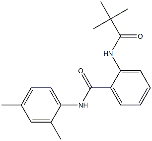 N-(2,4-dimethylphenyl)-2-[(2,2-dimethylpropanoyl)amino]benzamide Structure