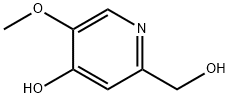 2-(hydroxymethyl)-5-methoxypyridin-4-ol Struktur