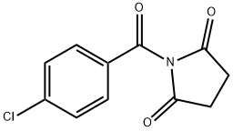 1-(4-chlorobenzoyl)pyrrolidine-2,5-dione Structure