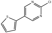 2-Chloro-5-(2-thienyl)pyrimidine Structure