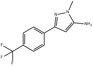 2-METHYL-5-(4-TRIFLUOROMETHYL-PHENYL)-2H-PYRAZOL-3-YLAMINE Struktur