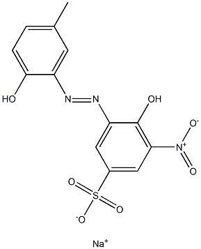 Benzenesulfonic acid, 4-hydroxy-3-[(2-hydroxy-5-methylphenyl)azo]-5-nitro-, monosodium salt|