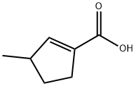 3-甲基环戊-1-烯-1-羧酸,64229-92-1,结构式