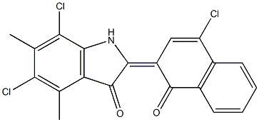 C.I.バットブルー40 化学構造式